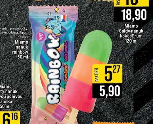 Miamo nanuk rainbow 50 ml
