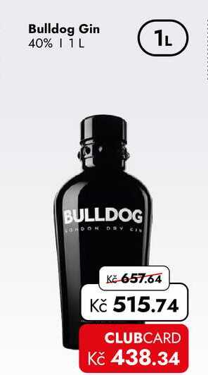 Bulldog Gin 40% 1L
