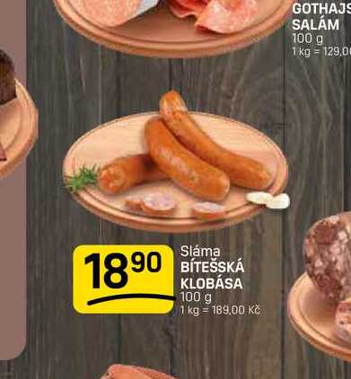 BÍTEŠSKÁ KLOBÁSA 100 g