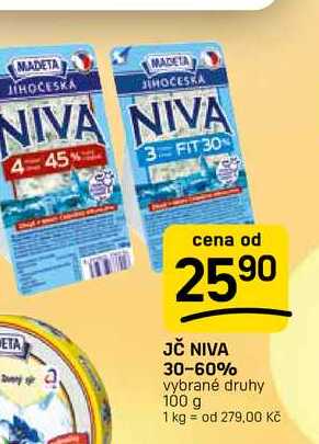 JČ NIVA 30-60% vybrané druhy 100 g