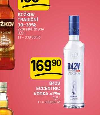 B42V ECCENTRIC VODKA 42% 0,5l