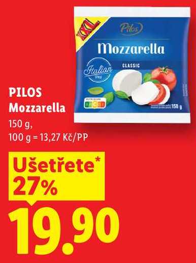 PILOS Mozzarella, 150 g