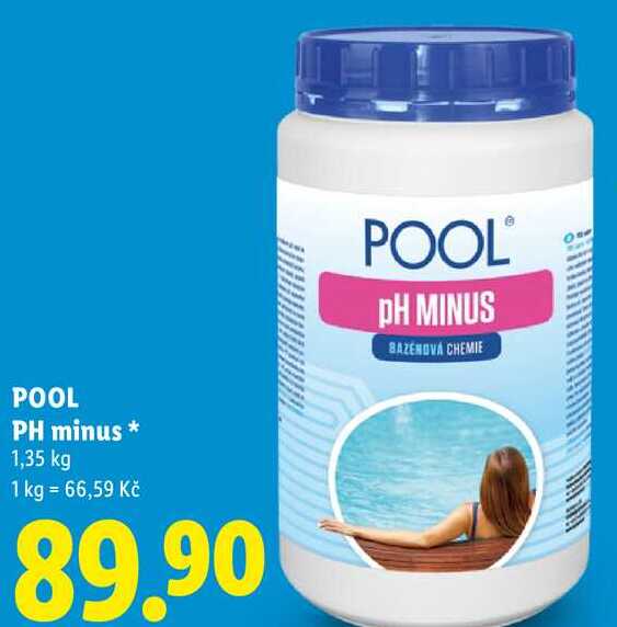 POOL PH minus, 1,35 kg