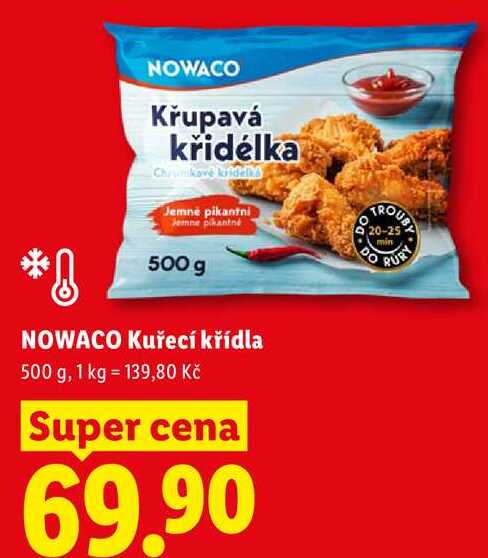 NOWACO Kuřecí křídla, 500 g