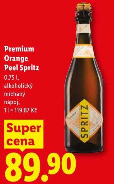 Premium Orange Peel Spritz, 0,75 l