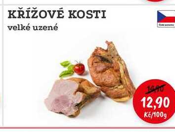 KŘÍŽOVÉ KOSTI velké uzené 100g