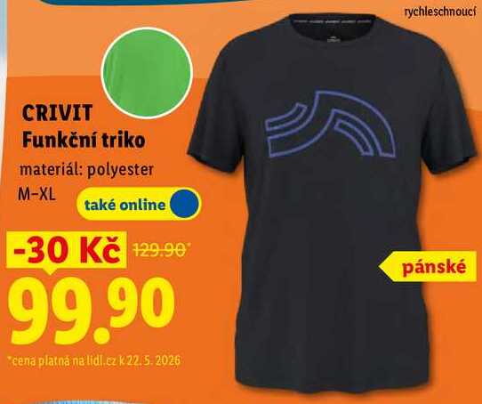 CRIVIT Funkční triko