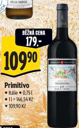 Primitivo, 0,75 l