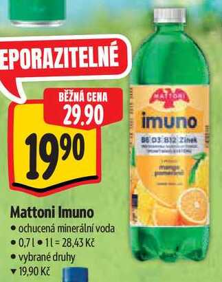 Mattoni Imuno, 0,7 l