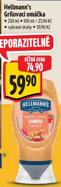 Hellmann's Grilovací omáčka, 250 ml