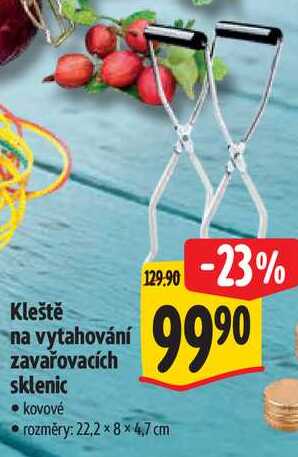 Kleště na vytahování zavařovacích sklenic