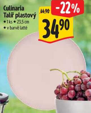Culinaria Talíř plastový