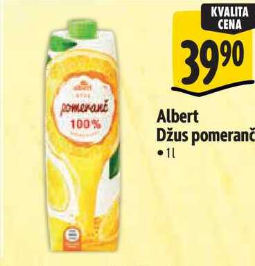 Albert Džus pomeranč, 1 l