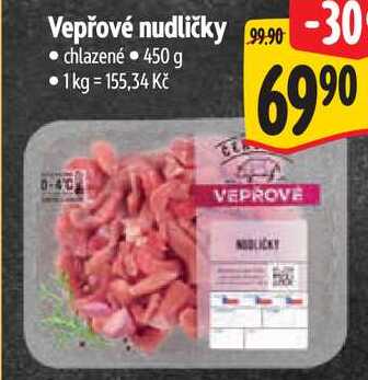 Vepřové nudličky, 450 g