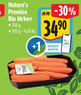 Nature's Promise Bio Mrkev, 750 g 