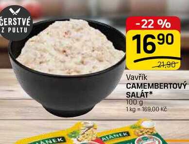 CAMEMBERTOVÝ SALÁT* 100 g  