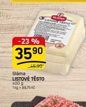 LISTOVÉ TĚSTO 400 g  