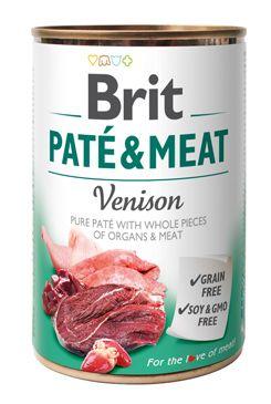 Brit Dog Konzerva Paté & Meat Venison 400g
