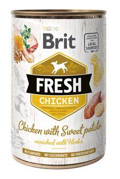 Brit Fresh Dog Konzerva Chicken With Sweet Potato 400g