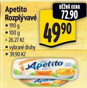 Apetito Rozplývavé, 190 g