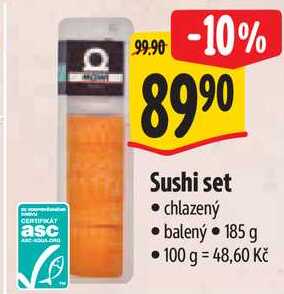 Sushi set, chlazený 185 g
