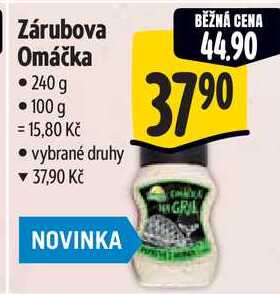 Zárubova Omáčka,  240 g