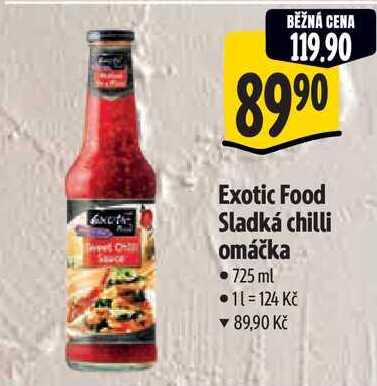 Exotic Food Sladká chilli omáčka, 725 ml