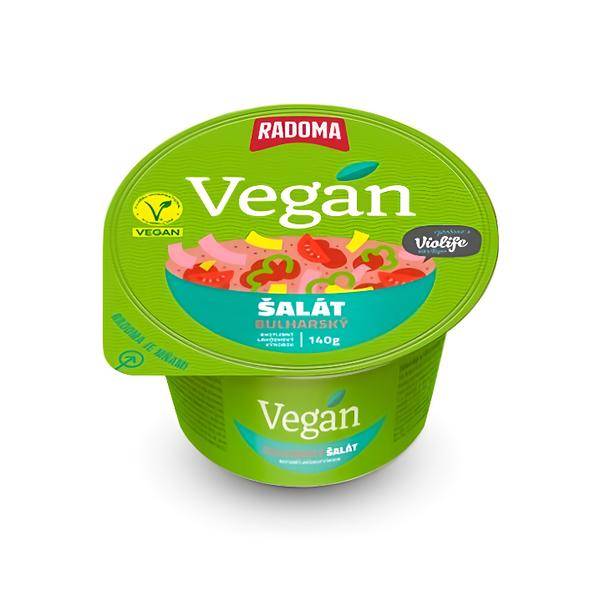 RADOMA Vegan Bulharský šalát s Violife Gouda