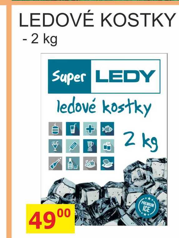 LEDOVÉ KOSTKY - 2 kg 