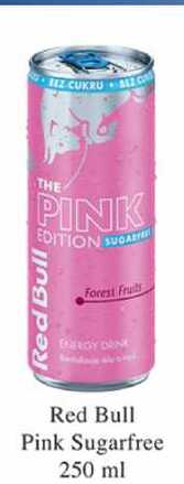 Red Bull Pink Sugarfree 250 ml 