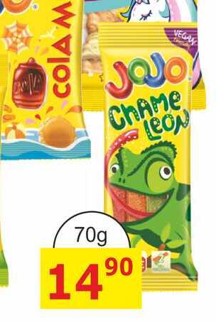 JOJO bonbóny 70g, vybrané druhy