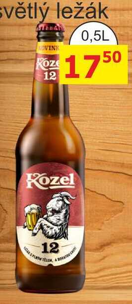 Kozel 12 světlý ležák 0,5l