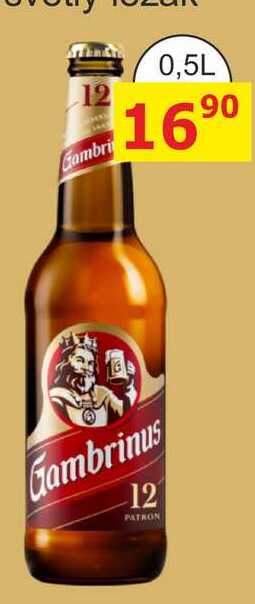 Gambrinus 12 PATRON 0,5L