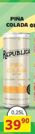PIÑA COLADA REPUBLICA 0,25l míchaný nápoj