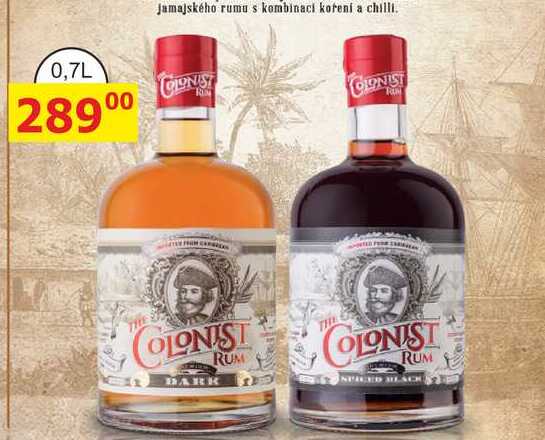 COLONIST rum, 0,7l