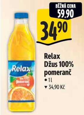 Relax Džus 100% pomeranč, 11