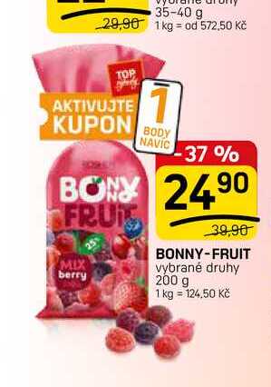 BONNY-FRUIT vybrané druhy 200 g