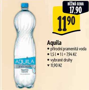 Aquila, přírodní pramenitá voda 1,51 11