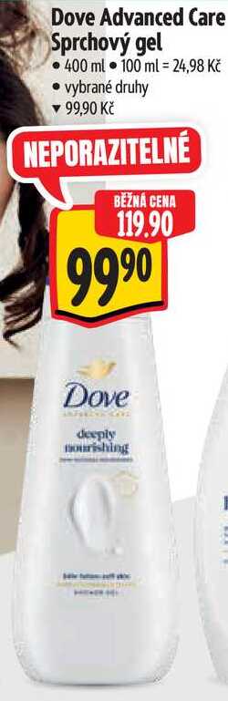 Dove Advanced Care Sprchový gel, 400 ml 