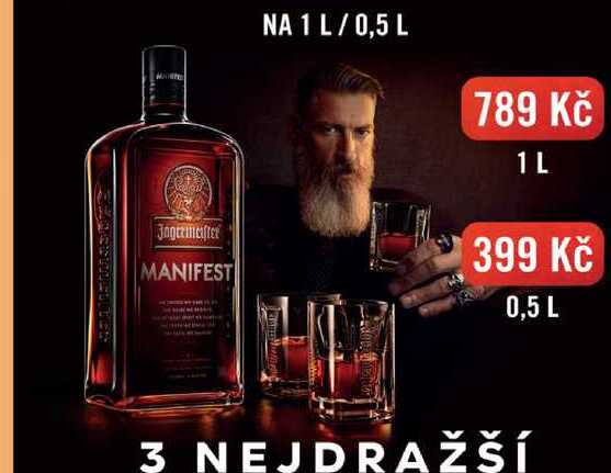 Jagermeister MANIFEST 0,5 L 