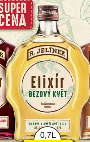 R. JELÍNEK Elixír Bezový květ 0,7l