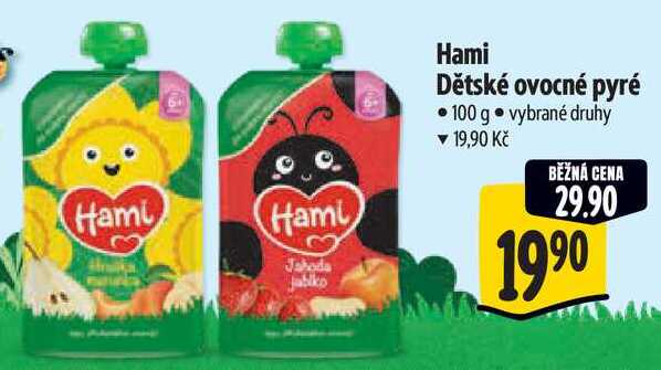 Hami Dětské ovocné pyré, 100 g