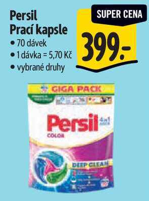 Persil Prací kapsle, 70 dávek