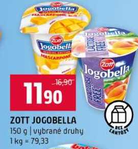 ZOTT JOGOBELLA 150 g vybrané druhy