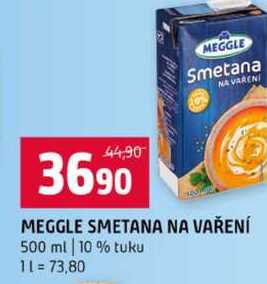 MEGGLE SMETANA NA VAŘENÍ 500 ml 10 % tuku 