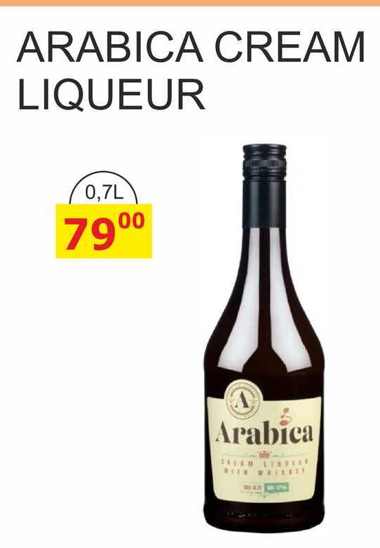 ARABICA CREAM LIQUEUR 0,7L 