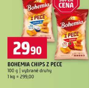 BOHEMIA CHIPS Z PECE 100 g vybrané druhy