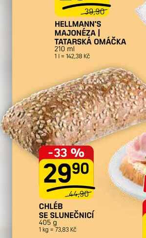 CHLÉB SE SLUNEČNICÍ 405 g 