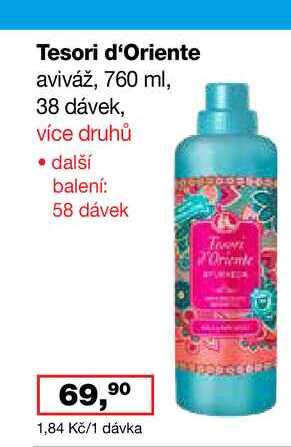 Tesori d'Oriente aviváž, 760 ml, 38 dávek