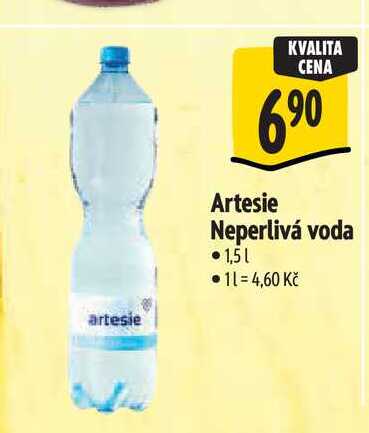 Artesie Neperlivá voda 1,5 l